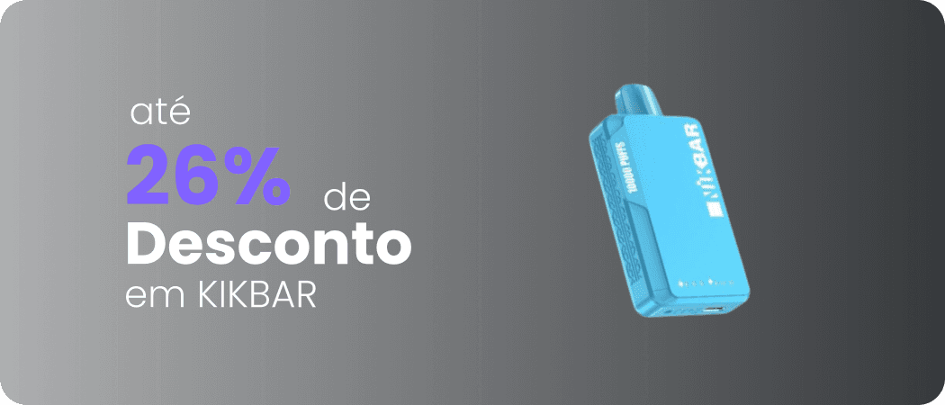 Até 26% de desconto em kikbar!