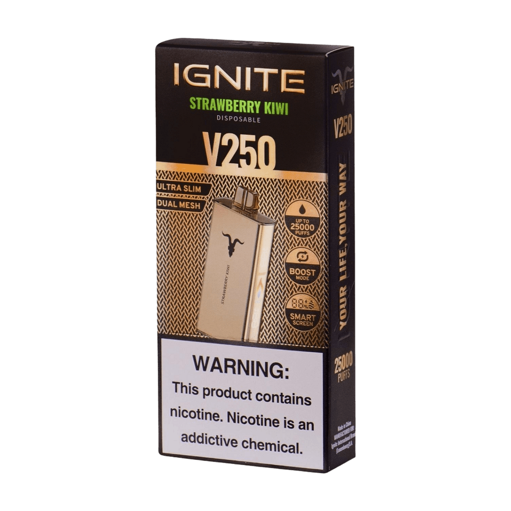 Pod Descartável Ignite V250 Gold - Strawberry Kiwi