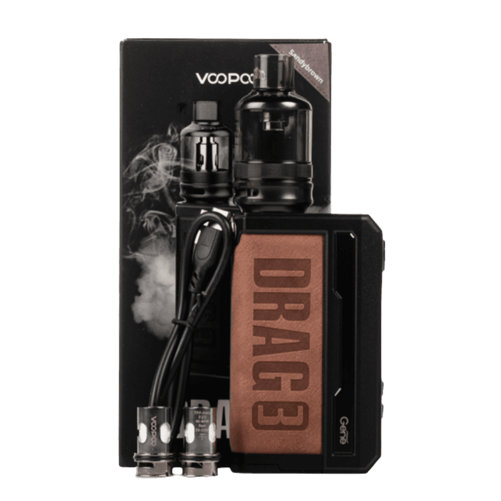 Vape Drag 3 177W c/ Atomizador TPP | Voopoo - Black Umber