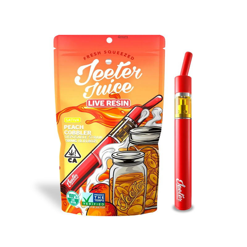 Pod Thc Jeeter Juice • Peach Cobbler - | Sativa | 93%