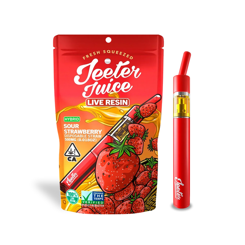 Pod Thc Jeeter Juice • Sour Strawberry -| Híbrido | 92%